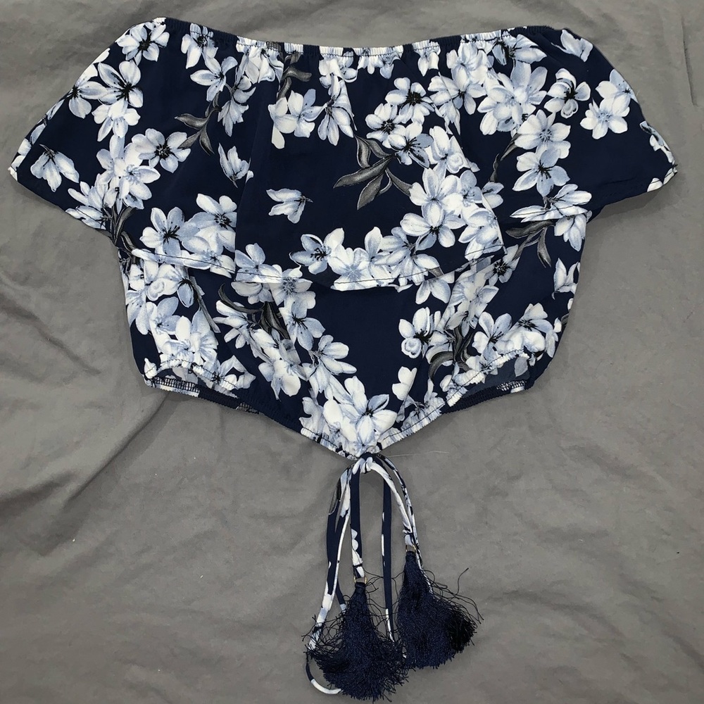 Floral tube top